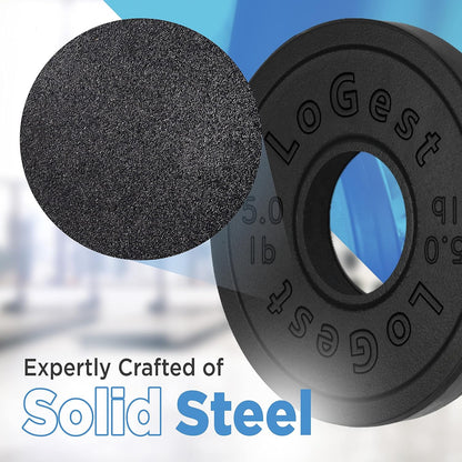 Pair Olympic Plates - Barbell Weights Set of 2 Weight Plates for Olympic Bars Perfect for Strength Training Plates Exercise Balance Increase Available in 2.5LB 5LB 10LB Weight Plate